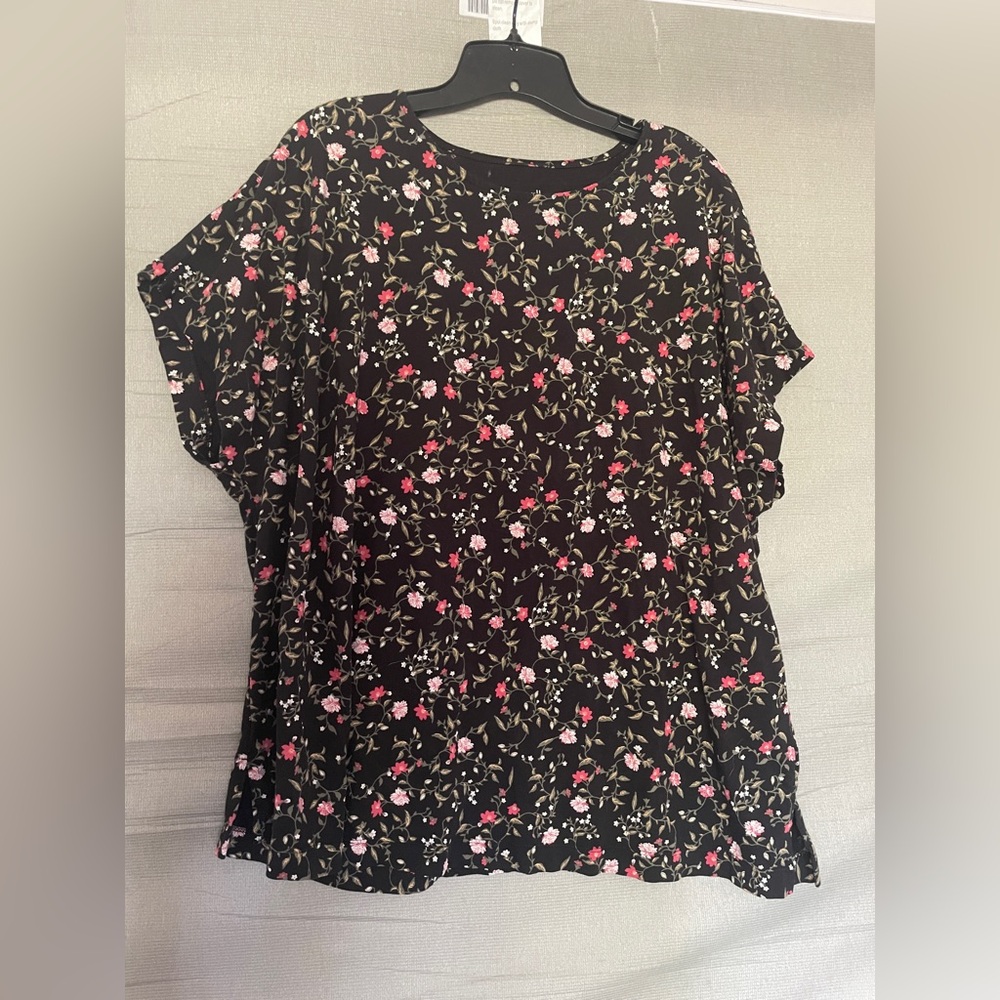 J. Jill Luxe Supima Relaxed Tee